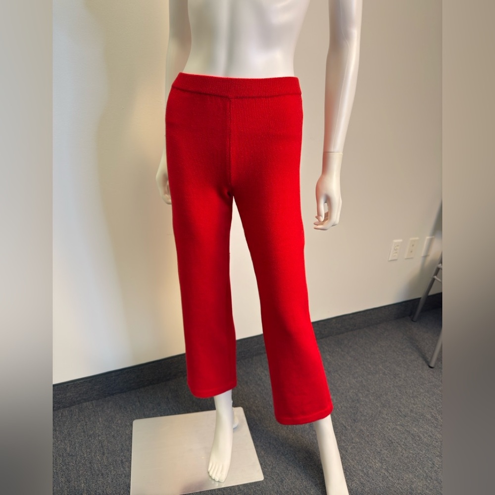 St. John knit red pants